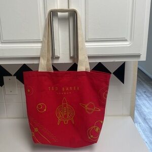 Ted Baker Red Cavas Carrier Bag